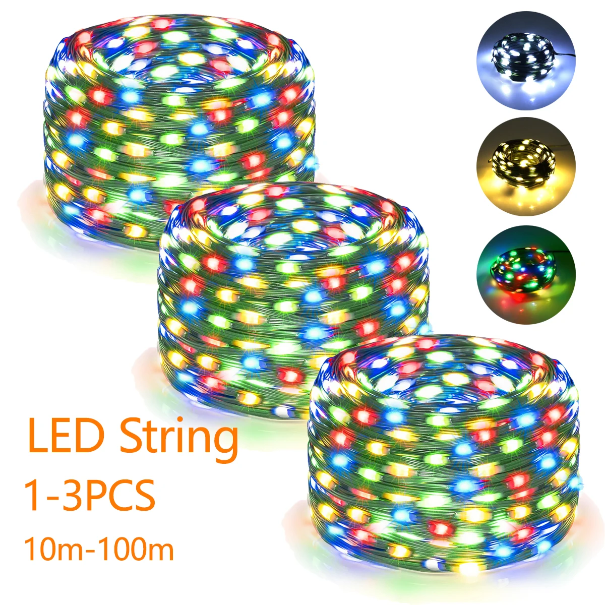 

1-3 шт. в упаковке, уличный водонепроницаемый орнамент для двора, фестивальная гирлянда, гирлянда, AC220V TO DC24V, высококачественный гибкий провод для ПК