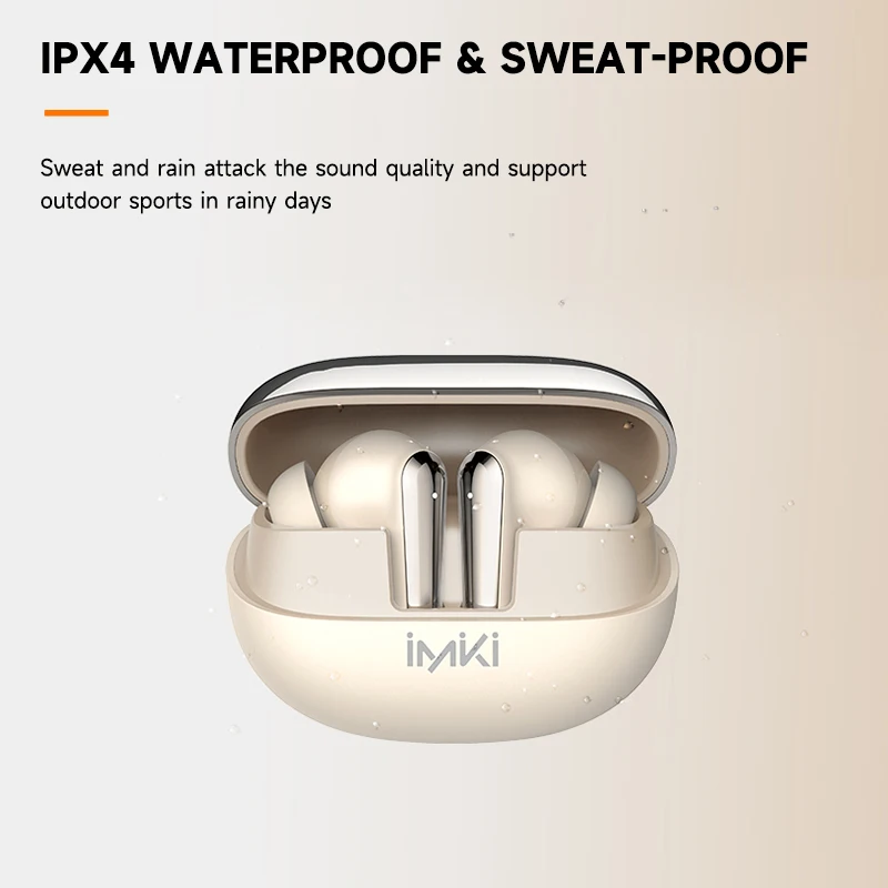 NEW IMIKI T14 Earbuds Bluetooth 5.3 Earphones Headphones Built-in Microphone 6 Mics with ANC & ENC