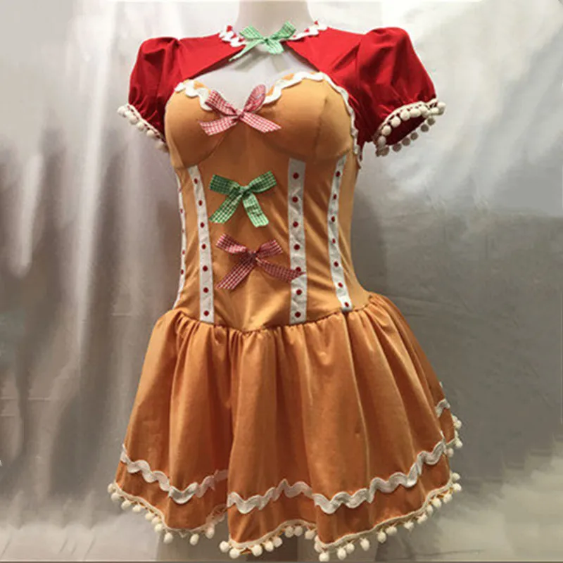 Sexy Strawberry Sweetheart Lolita Dress Women Oktoberfest Traditional Bavarian Beer Cosplay Halloween Carnival Party Clothes