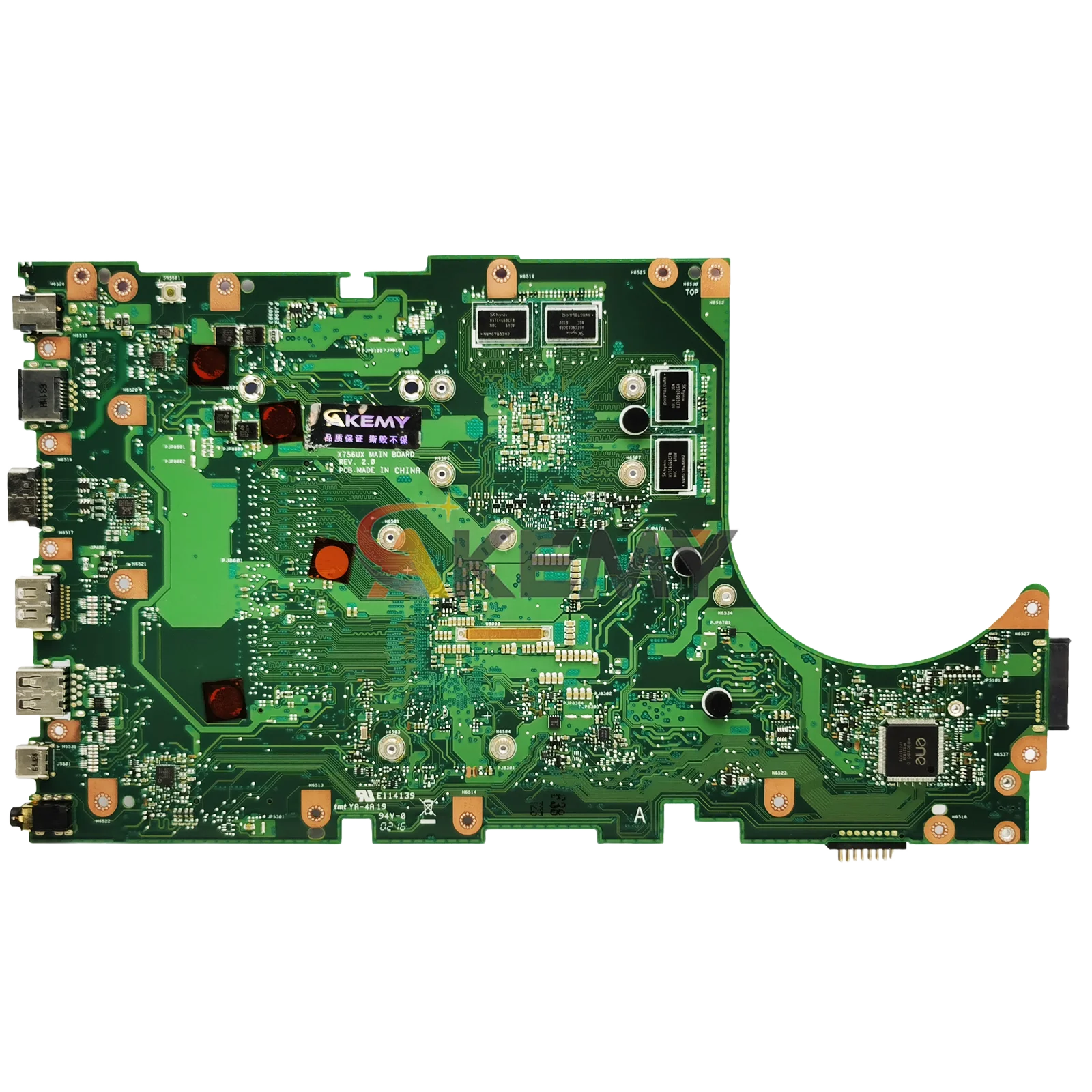 X756UX Scheda Madre Del Computer Portatile Per ASUS X756UR A756U X756UA X756UQK X756UJ X756UV X756UQ X756UXM X756UAK X756U Scheda Madre I3 I5 I7 CPU