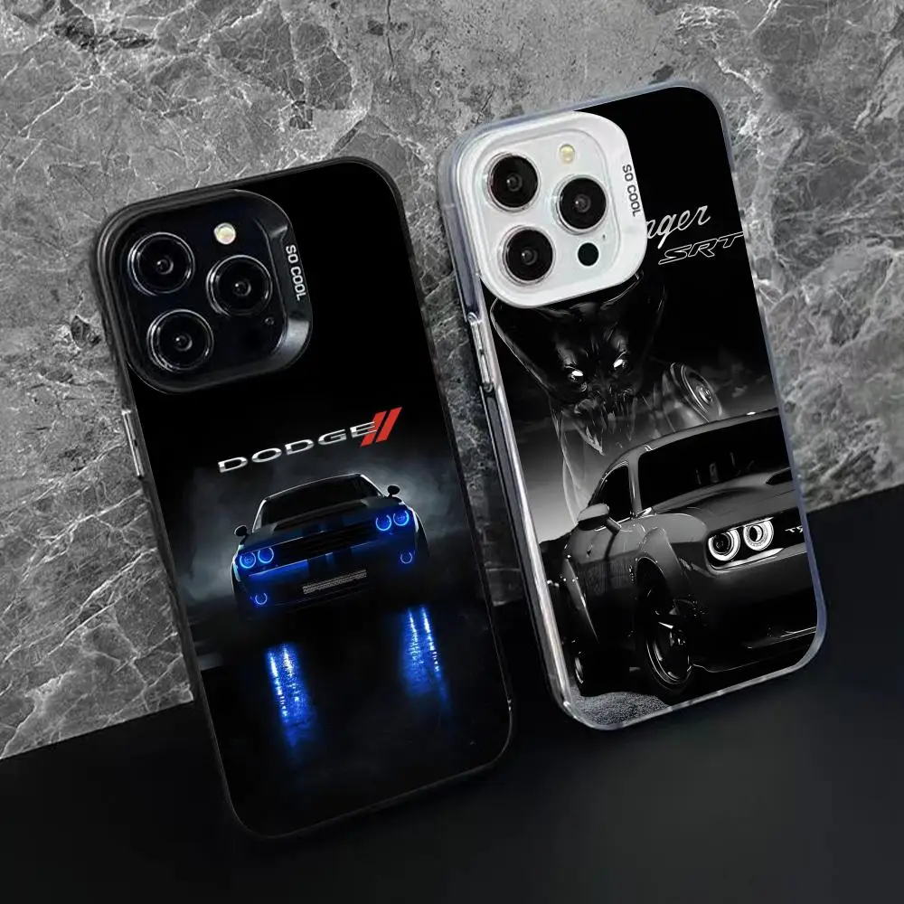 SRT RAM Viper Phone Case for iPhone 16 15 14 13 12 11 X XR XS 8 7 Pro Max Plus Color Silvery Cover Cellphones Smartphone