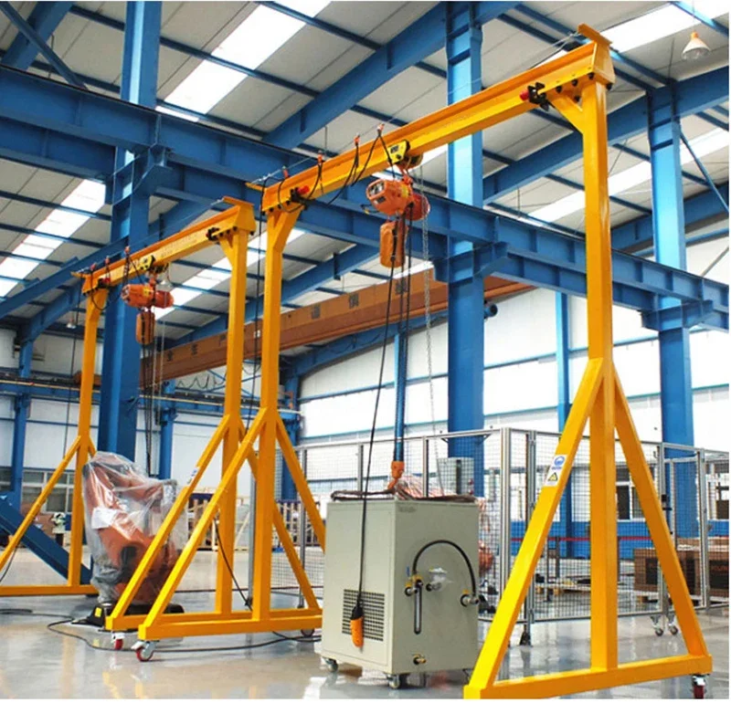 Hot Selling Top Quality Cheap Price Easy Operation Indoor Outdoor Mobile Gantry Crane 1ton 2ton 3ton 5ton