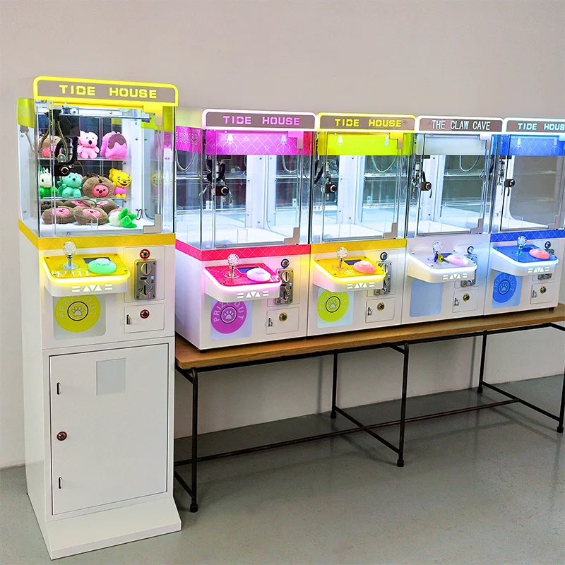 Mini Claw Crane Machine Coin Operated Tabletop Prize Catcher for Toys and Gift Vending