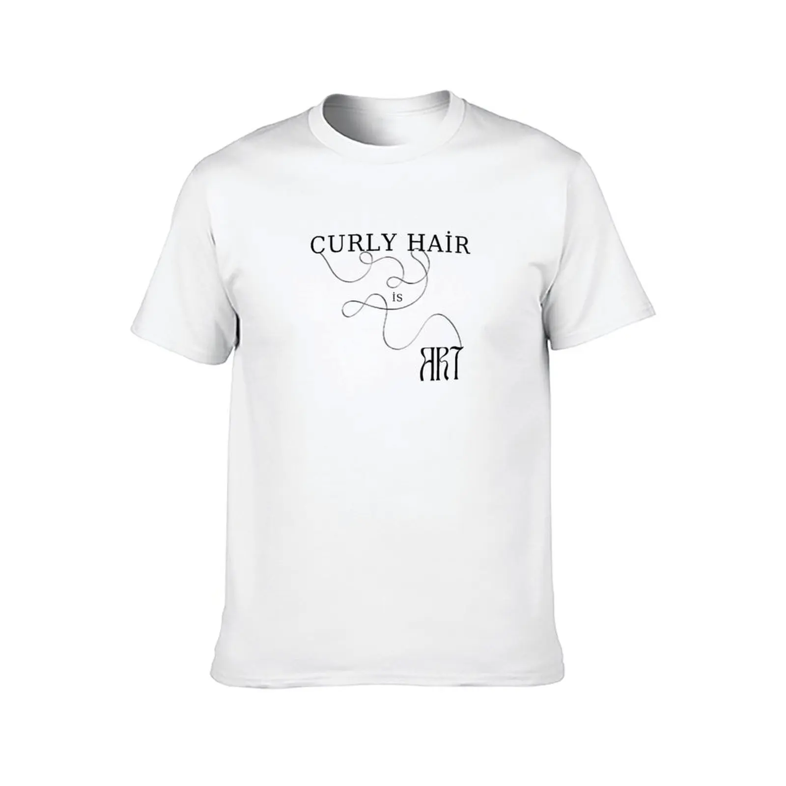 curly hair is art nice fun design T-Shirt fashion shirts Funny t-shirts anime shirt tshirts personalised t shirt men 100℅ cotton