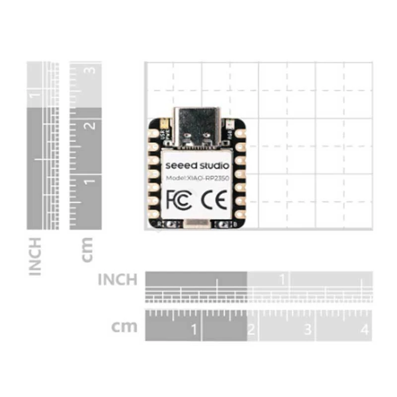 لراسبيري بي بيكو 2 XIAO RP2350 Arm Cortex-M33 وHazard3 RISC-V RAM لـ Seeed Studio A