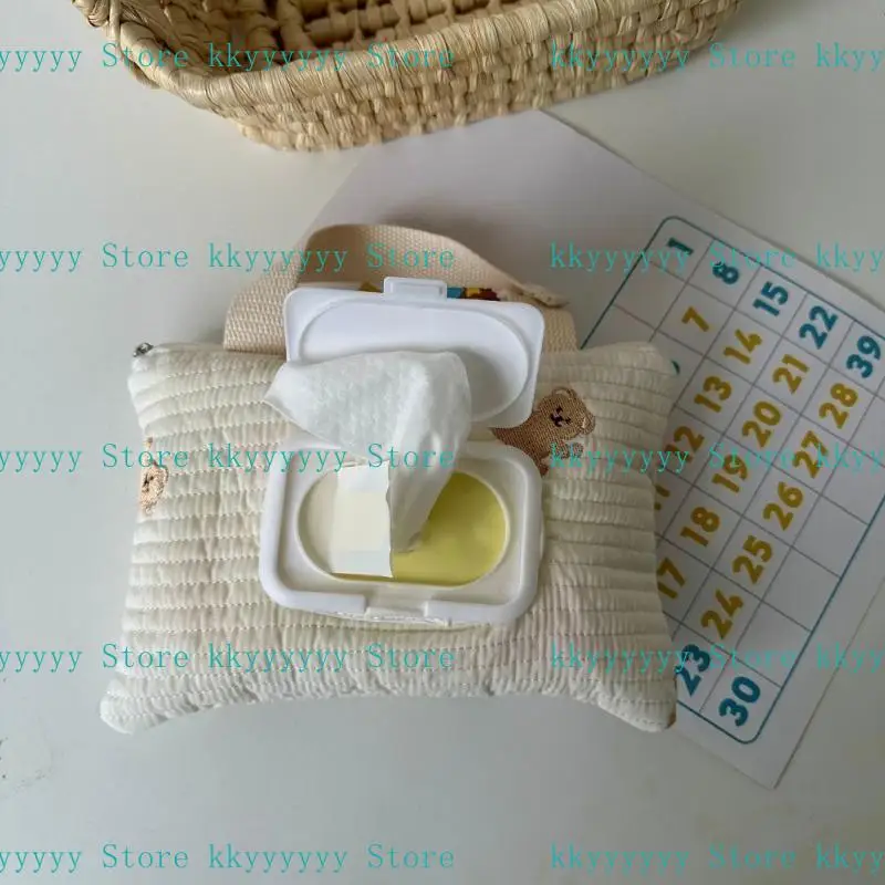 

U13F Wipe Storage Bag Convenient Top Tissue Storage Solution for Busy Parents