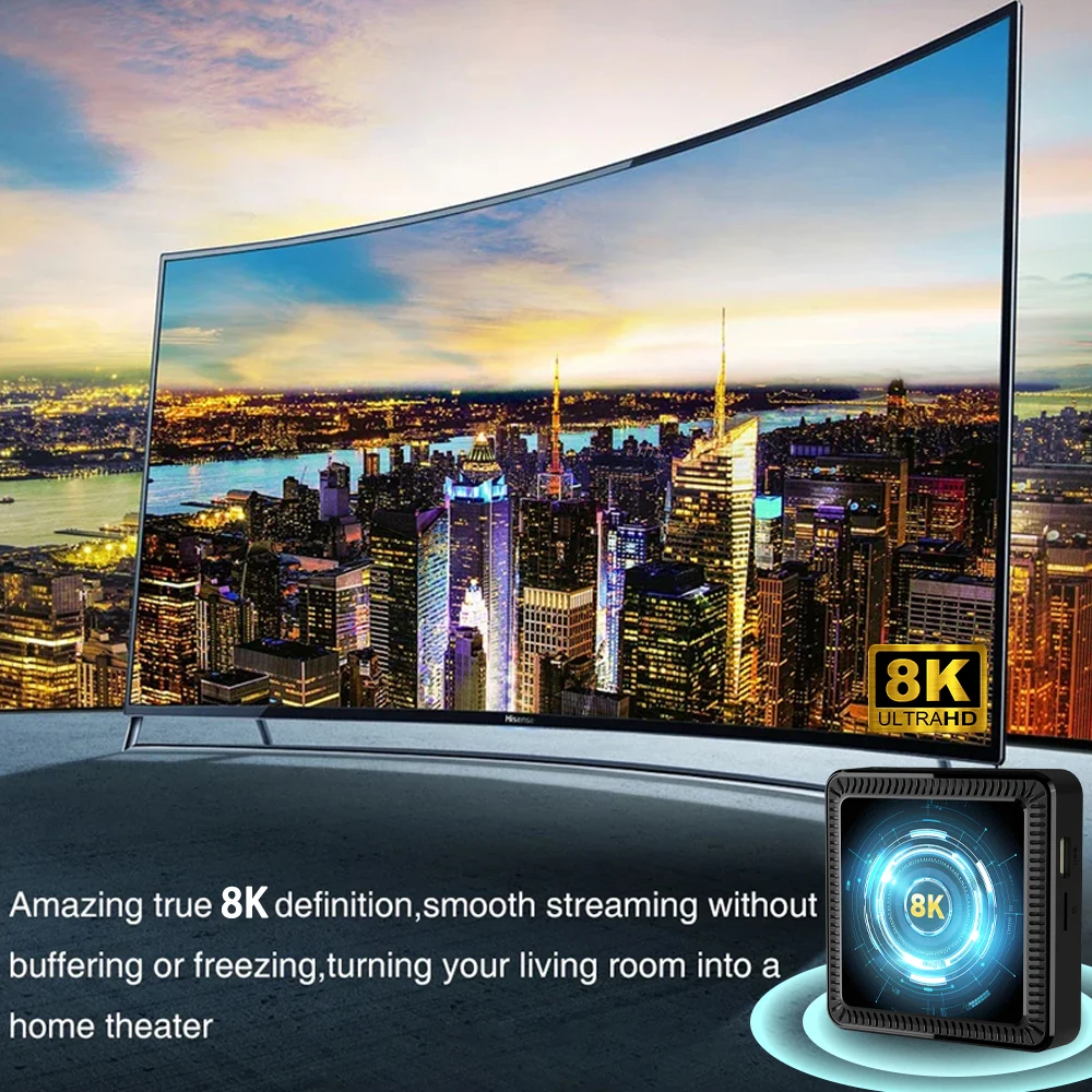 Android14 TV Box Q19 Allwinner H618 يدعم 2.4G&5G Dual Wifi 8K128G 256G Rom Set Top Box Media Player TV Box Voice Set Top Box #5