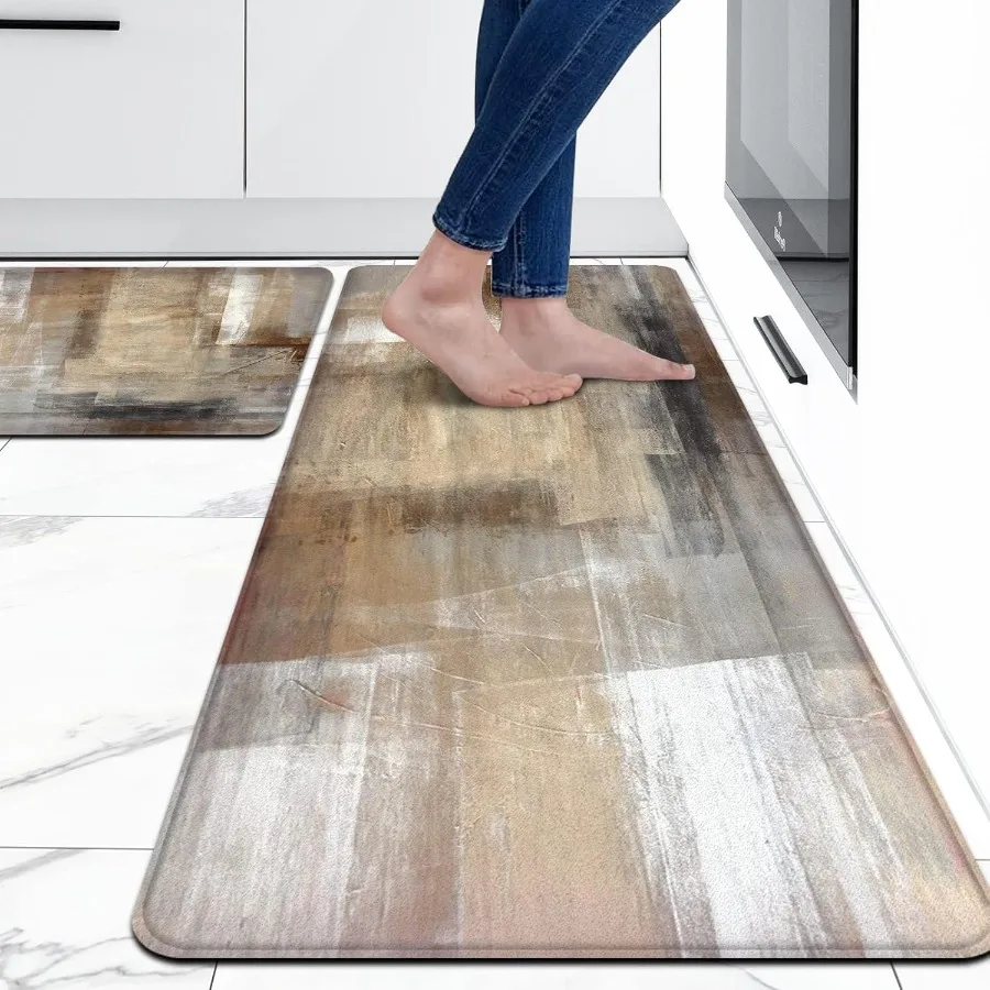 

Кухонные коврики для пола, состоящие из двух частей, коврики против усталости, кухонный пол для стирки, настольная раковина