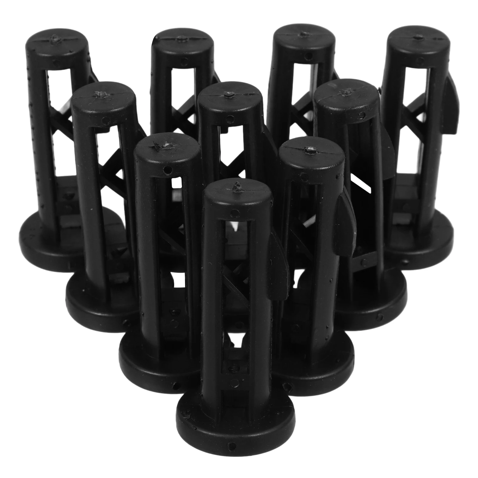 

10pcs Trash Can Latch Lock Wheelie Lid Clips Foldable Wheeled Pin Black Locking Garbage Bin Accessories Plastic Easy