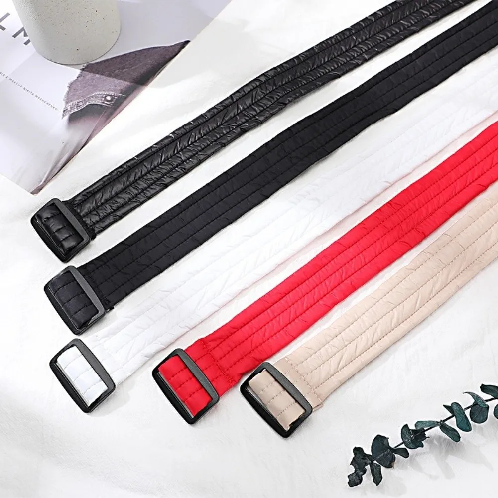 

Универсальный повседневный пояс для пальто, длина 190 см, ширина 3 см, регулируемый, однотонный, для женских пуховиков