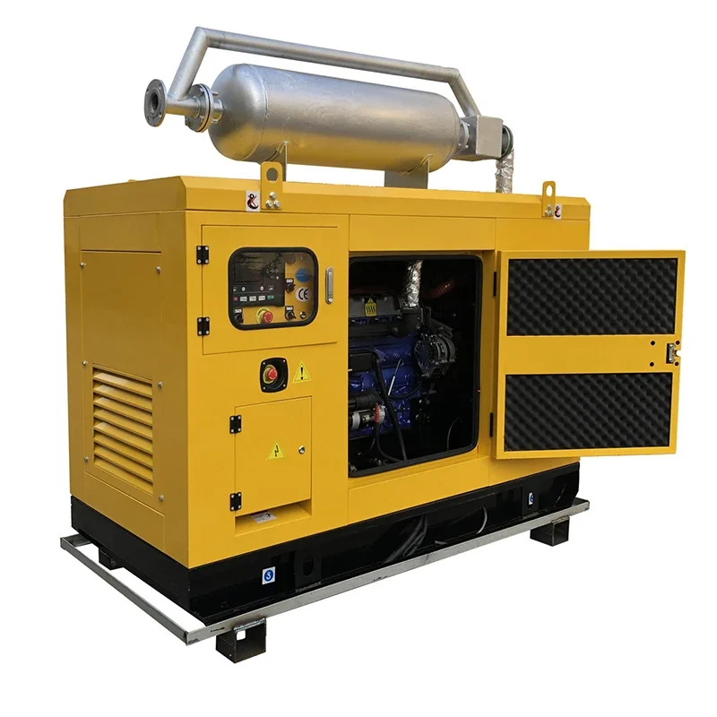 high performance small silent 5kw 10kw 20kw 100kw 200kw lpg gas generator with CHP