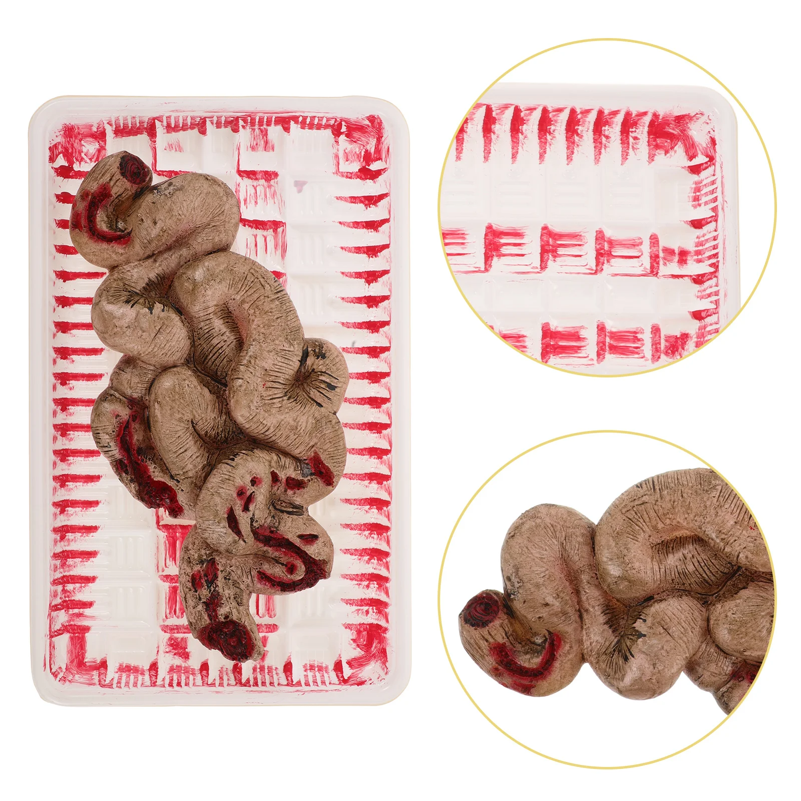 

Halloween Large Sausage Lunch Box Fake Body Parts Organ Toy Intestines Bloody Organs Horror Props Toys Tricky for Pillar