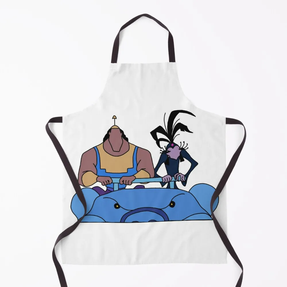 

Kronk and Yzma - Emperor's New Groove Apron bib Women's Home Clothes For Man Haircut Hairdresser Apron