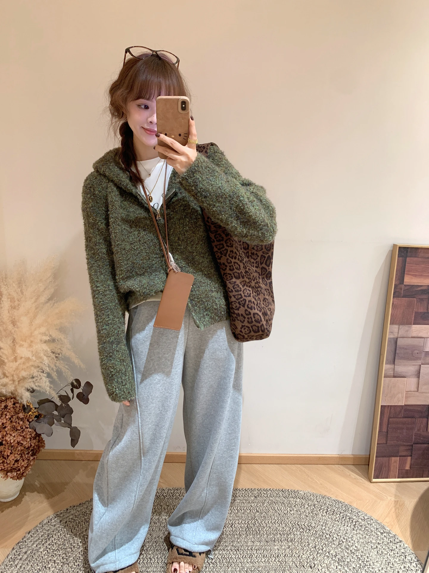 

Женский вязаный свитер из смесовой шерсти с капюшоном, осенне-зимний, теплый, модный, повседневный, на молнии, удлиненный топ