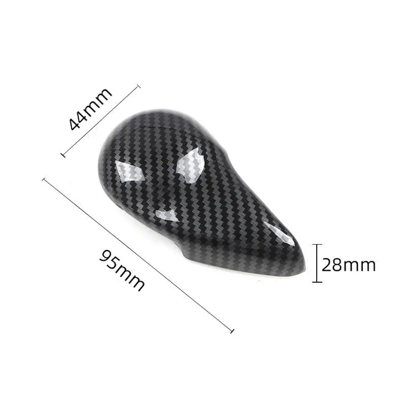 포르쉐 카이엔 박스터 2009-2016 마칸 911 718 파나메라 차량용 ABS 기어 변속기 노브 헤드 커버 트림 2개