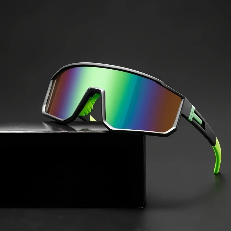 Large Frame Unified Lens Fashion GlassesSuitable for Men and Women Available in Multiple Colors