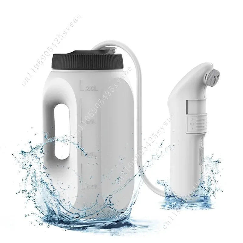 

High Quality Camping Accessories Travel Handheld Pressure Bidet Sprayer Portable Electric Shataf Personal Cleaning Hygiene Care