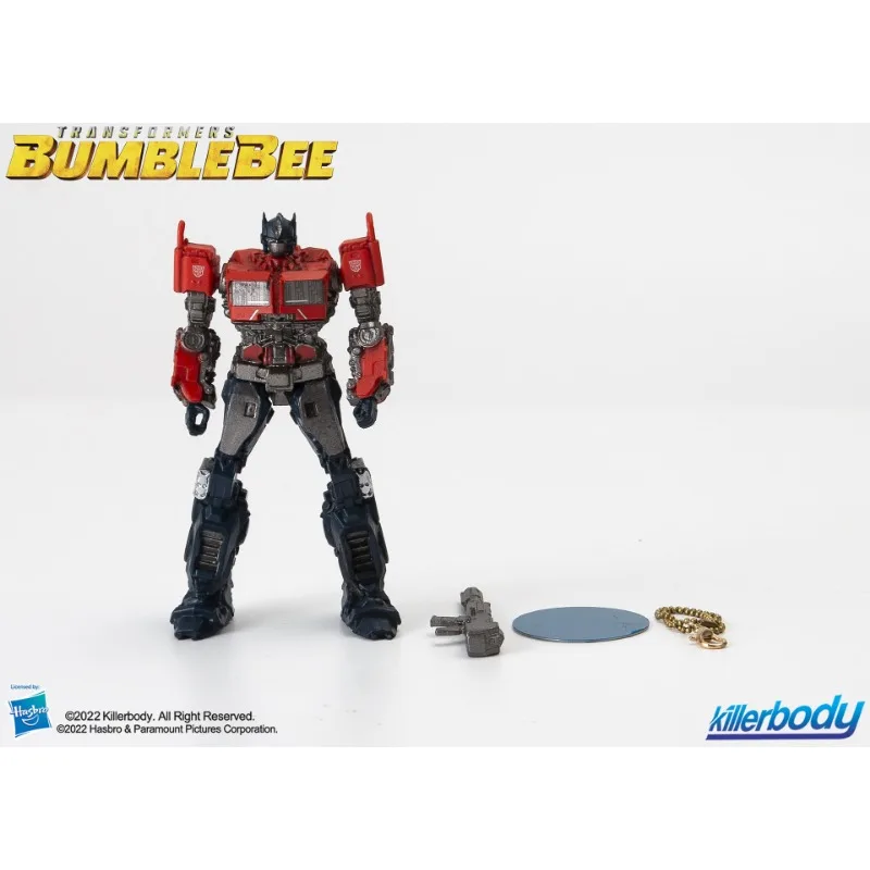 Killerbody Transformers Optimus Prime Bumblebee portachiavi bambola di plastica figure modello scenario giocattolo regali