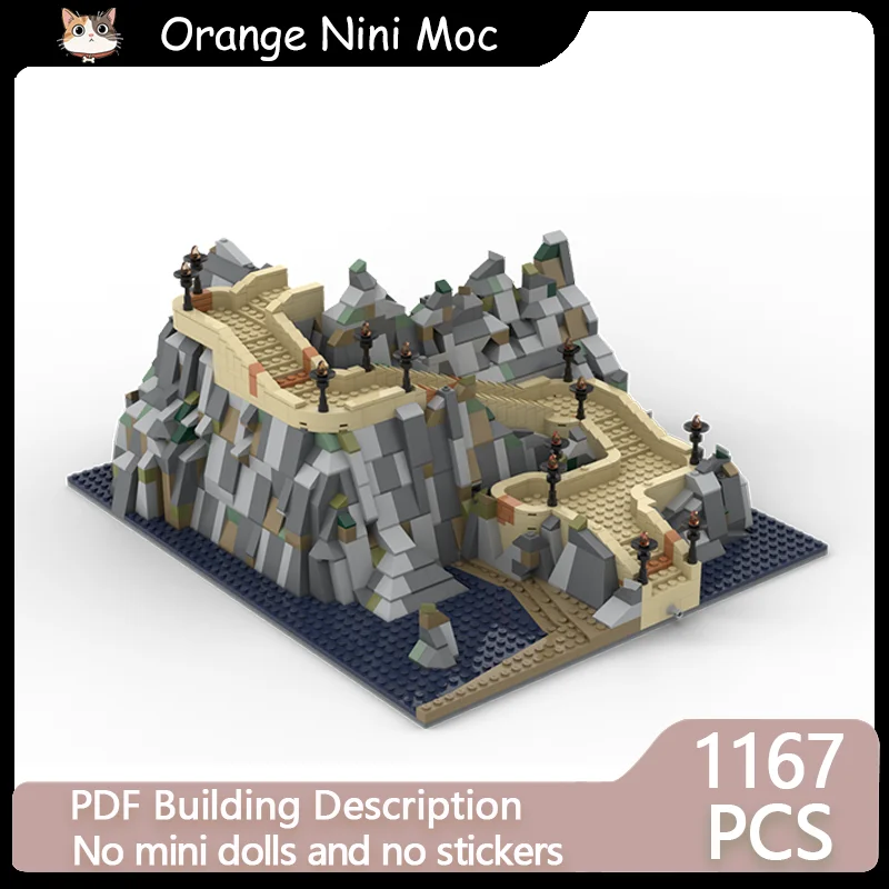 

Popular Magical Movie Model MOC Building Bricks Stairs To Boathouse Modular Technology Gifts Holiday Assemble Children Toys Suit