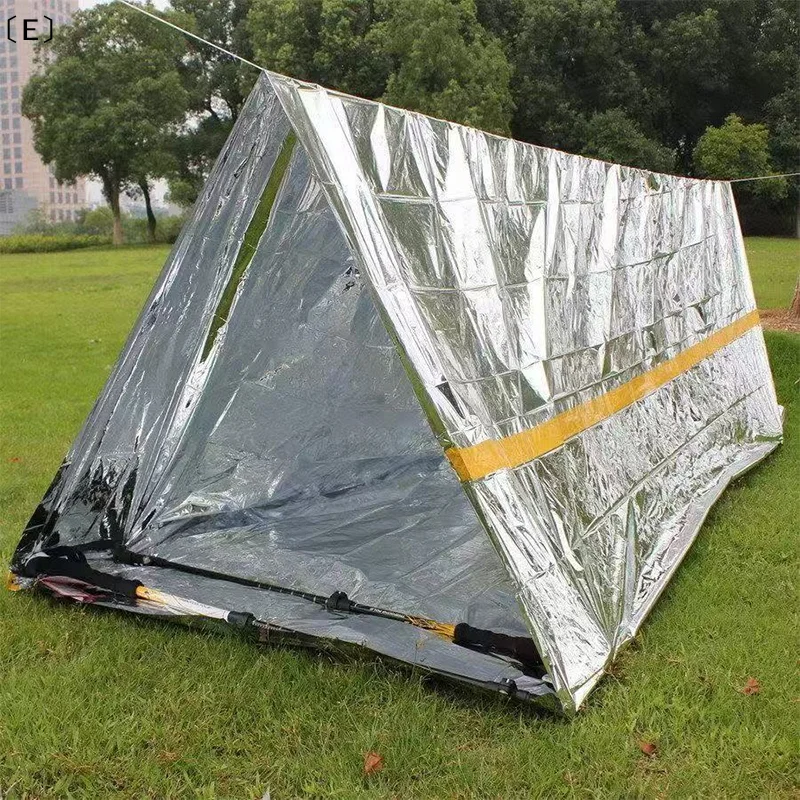 Outdoor Camping On Youtube - 〔E〕Emergency Folding Tent Survival Hiking Camping