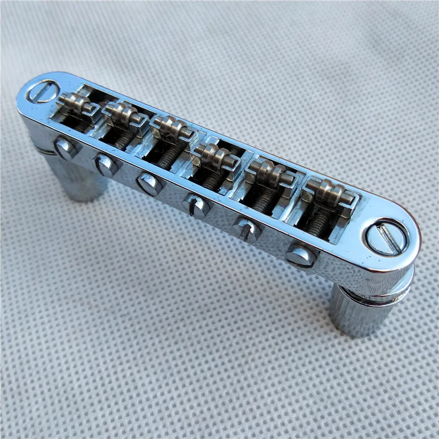 Electric Guitar Roller Saddle Bridge, Tune-O-Matic LP SG 6 Strings, BM003 Made in Korean, BJH-12