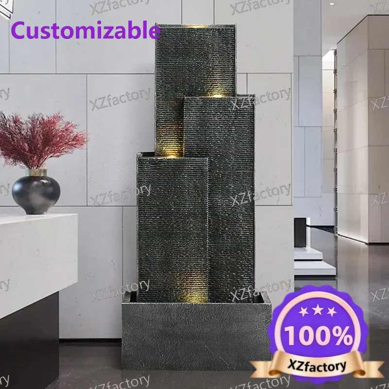 Factory Direct 2026 Top Rated Modern Simple Water Wall Waterfall Fountain