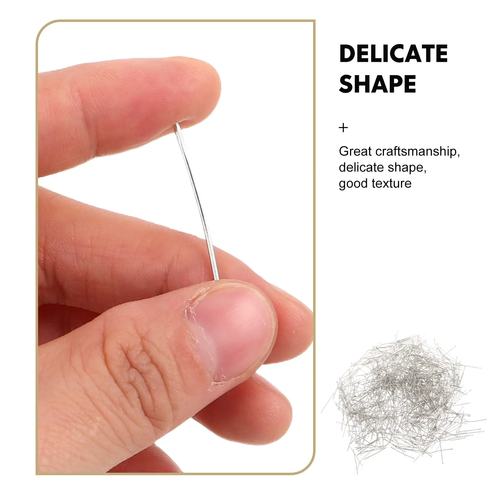 1000Pcs Crystal Chandelier Prism Holder Pins Silver Metal Clip Replacement for Secure Fastening and Repair Parts