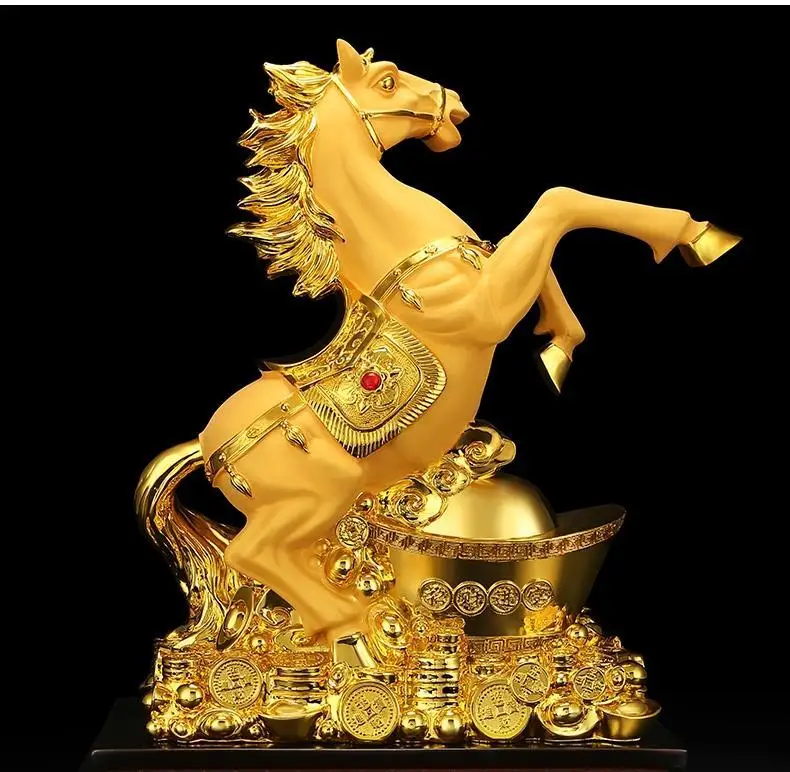 Horse To Success Lucky Ornaments Porch Living Room Indoor TV Cabinet Opening Decoration Gifts