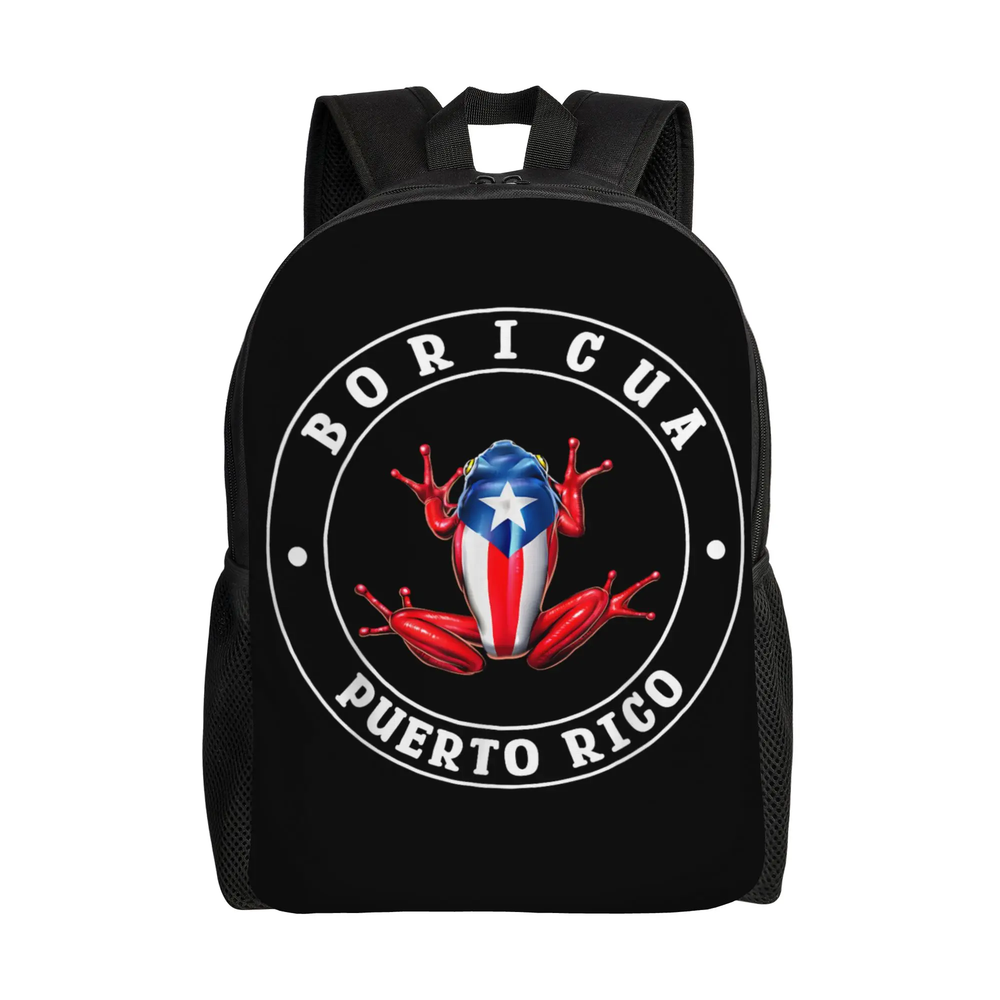 

1Piece Coqui Frog Puerto Rico Flag Book Pack Teenager New Semester Starts