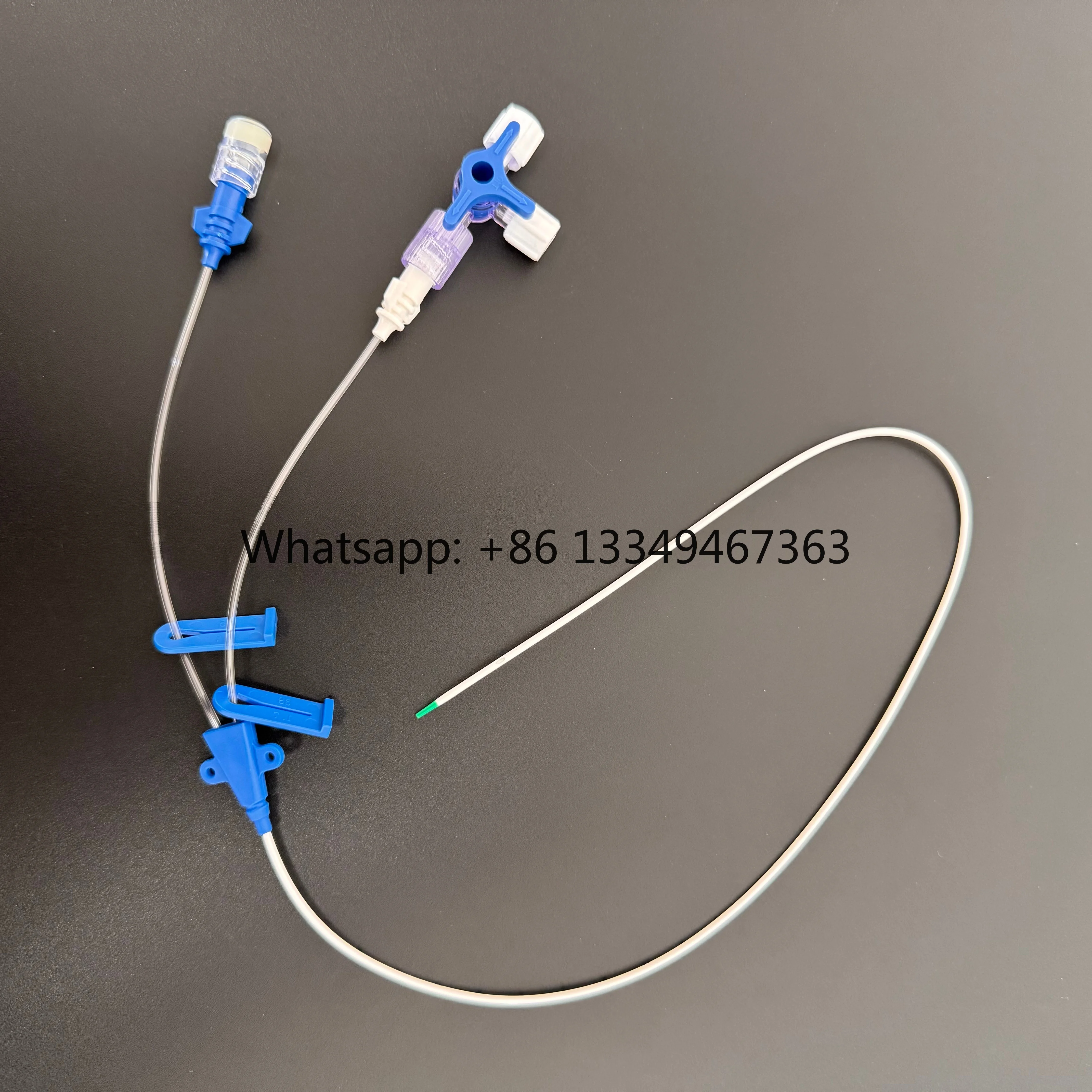 Medical Use Neonate Double Lumen Umbilical Catheter 5Fr Umbilical Vessel Catheter with Stopcock