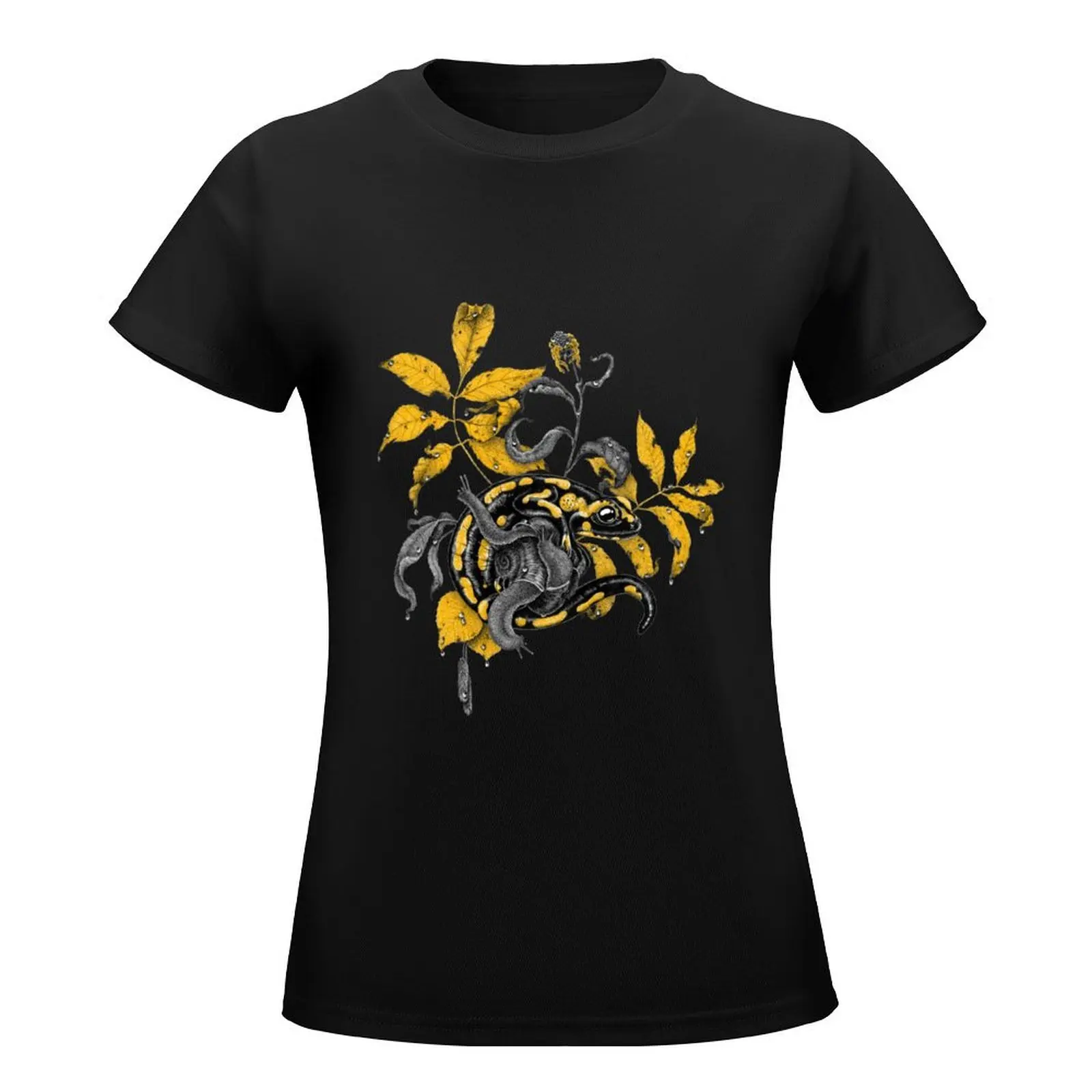 Salamander and Snails T-Shirt cute clothes aesthetic clothes t-shirt dress for Women graphic