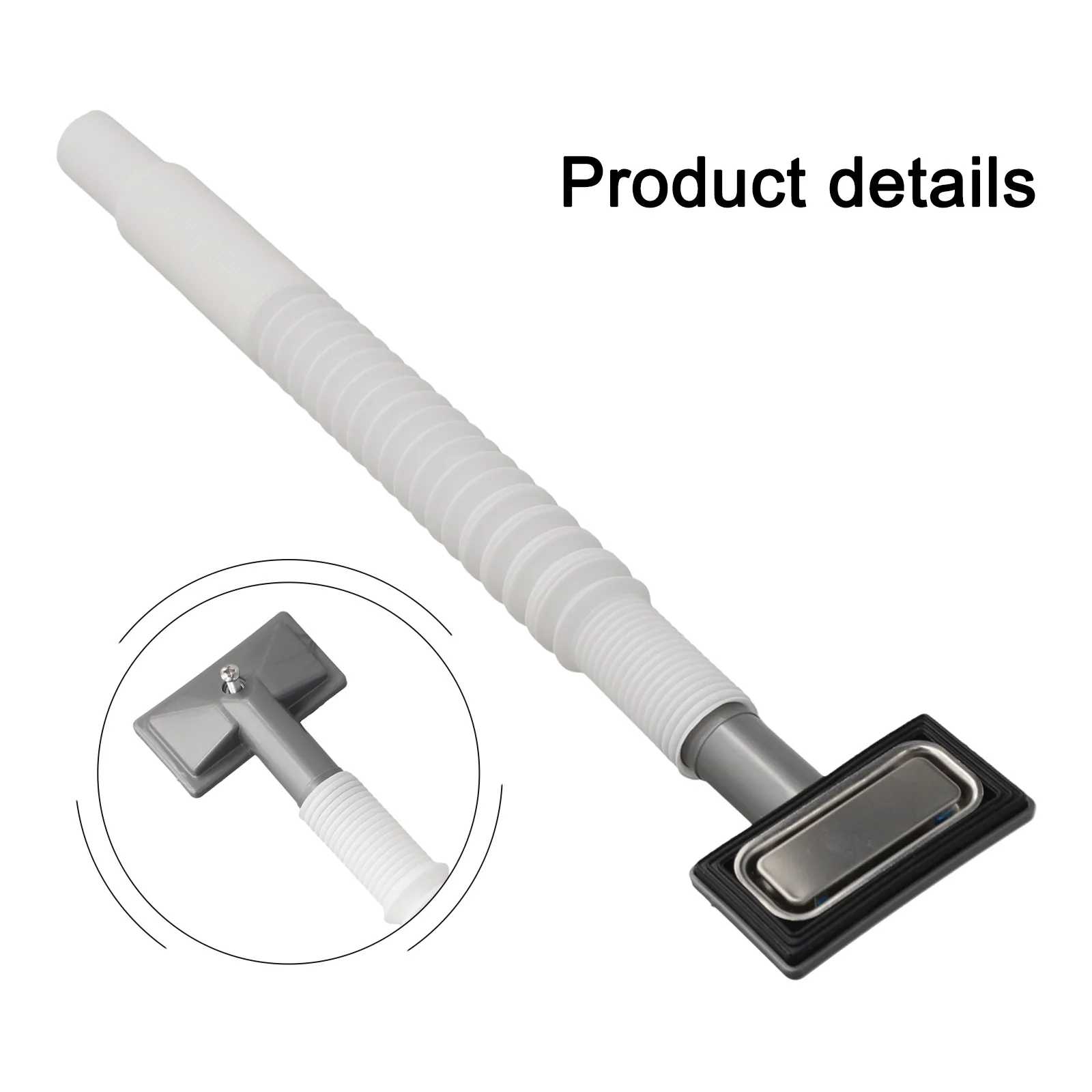 Extendable Gray Sink Overflow Hose 230-530MM Length Flexible Drainage Pipe For Home Kitchen Basin Waste Outlet Fittings