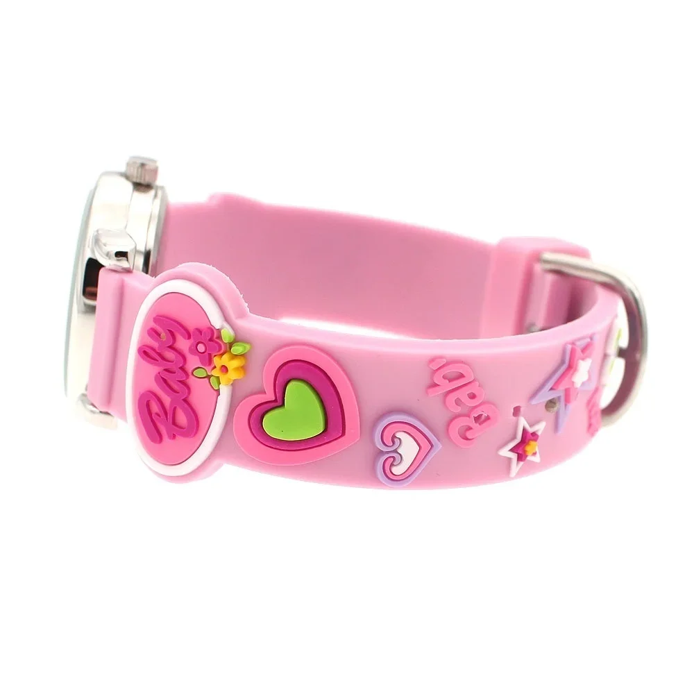 ساعة كوارتز للأطفال كارتونية ثلاثية الأبعاد ساعة يد للأطفال للطلاب والبنات والأولاد