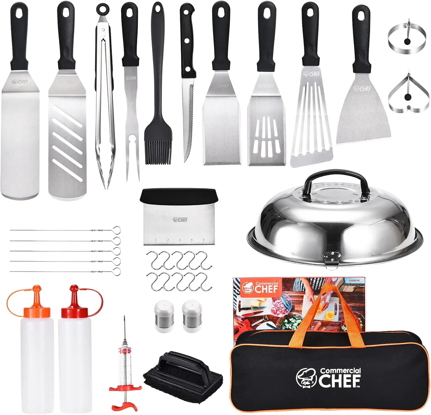 

Набор аксессуаров для гриля Chef Blackstone-аксессуары для гриля Blackstone-плоский Топ Hibachi, аксессуары для гриля Weber