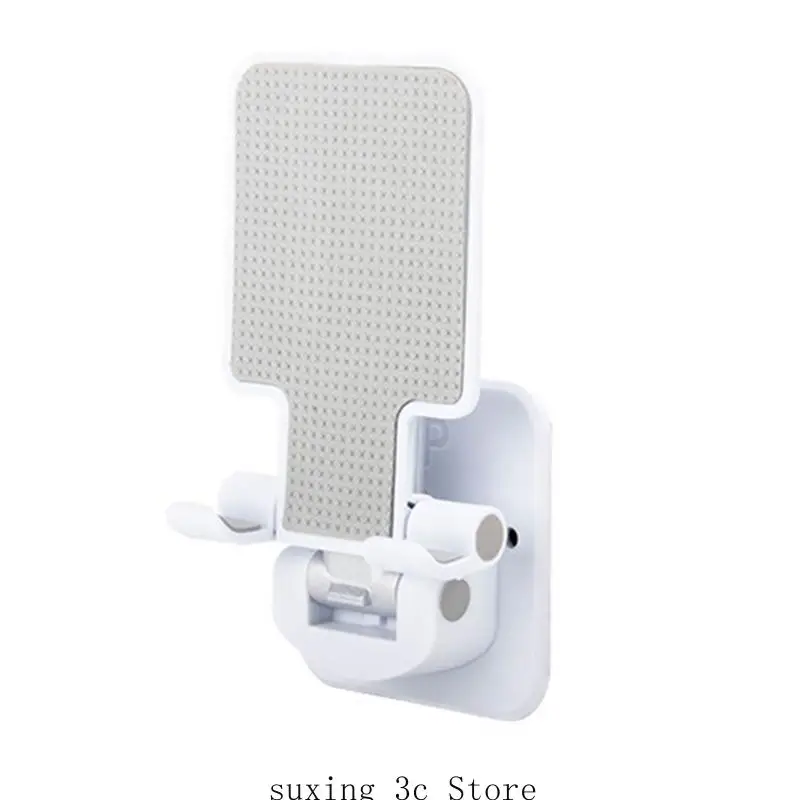 Wall Mounted Phone Stand Adhesive Support  Compact Designs Phone Holder Simple Installation for Smartphones & Tablets