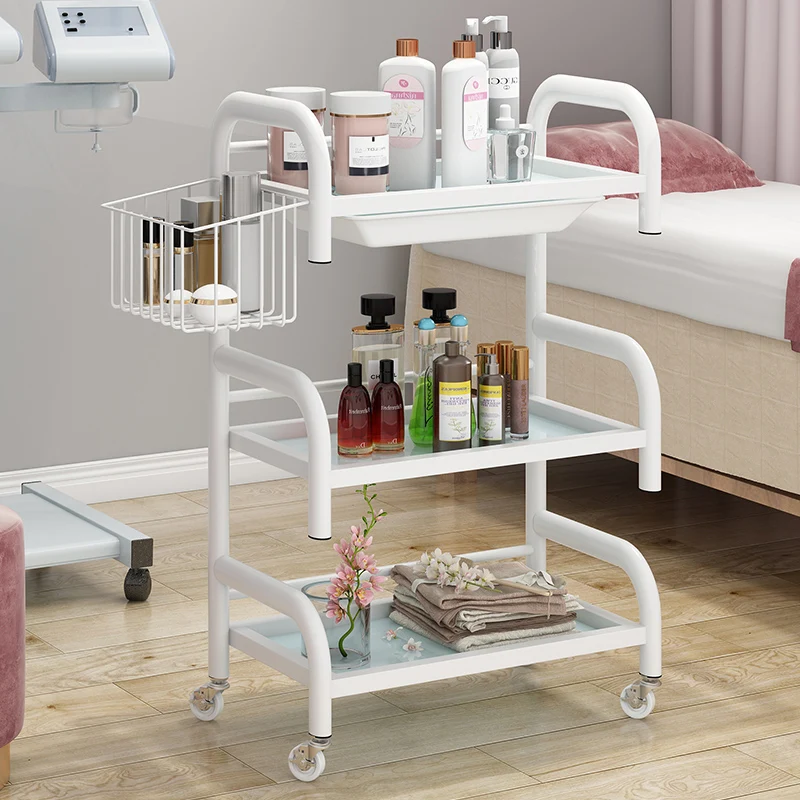 Delivery Cart Beauty Aesthetic Furniture Drinks Cleaning Hotel Machine Manicure Salon Equipment Pedicure Barber Units Cabinet