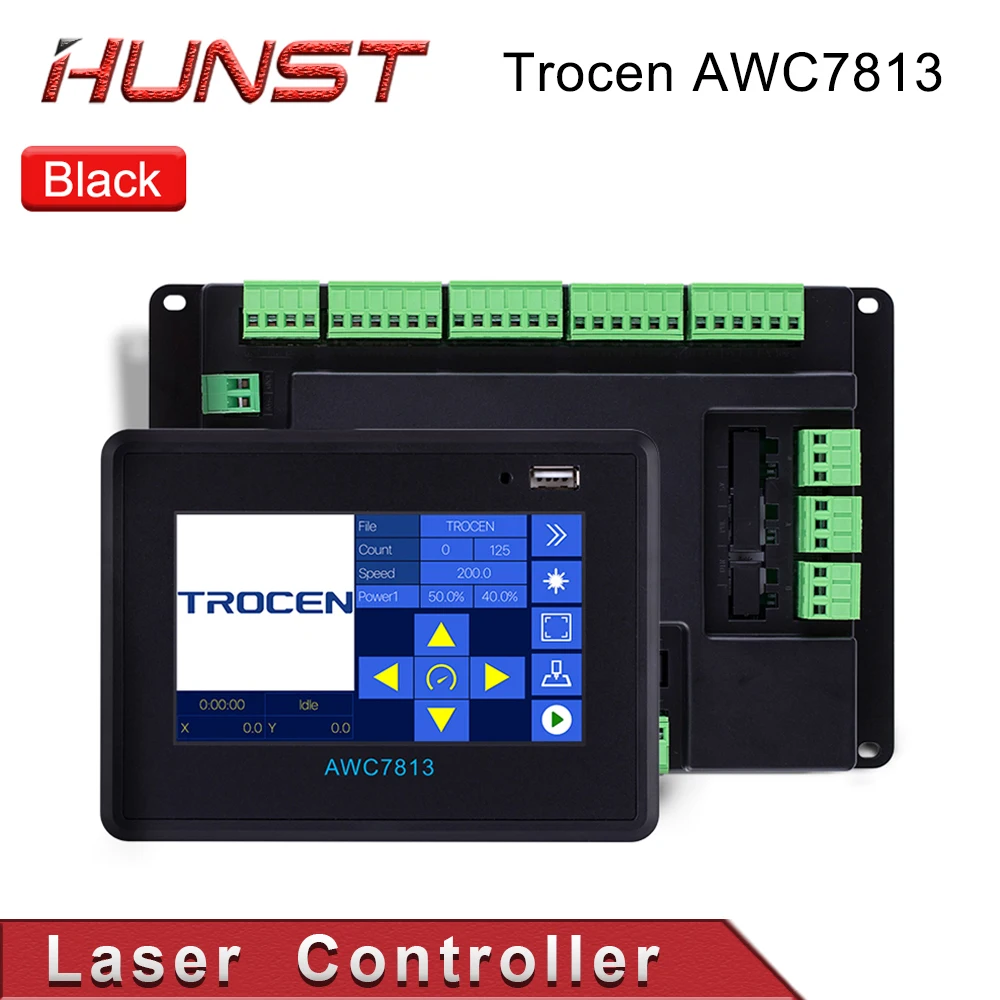 

HUNST Trocen AWC7813 Co2 Laser Controller DSP Control System DIY Laser Control Replace AWC608 AWC708 6442G 6445G