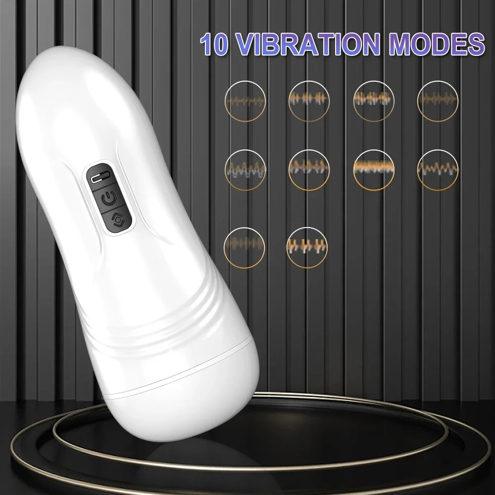 Automatic Male Masturbator Cup Blowjob Pussy Vibrator Masturbation for Men Vagina Penis Oral Sex Machine Sex Toy Adult Supplies