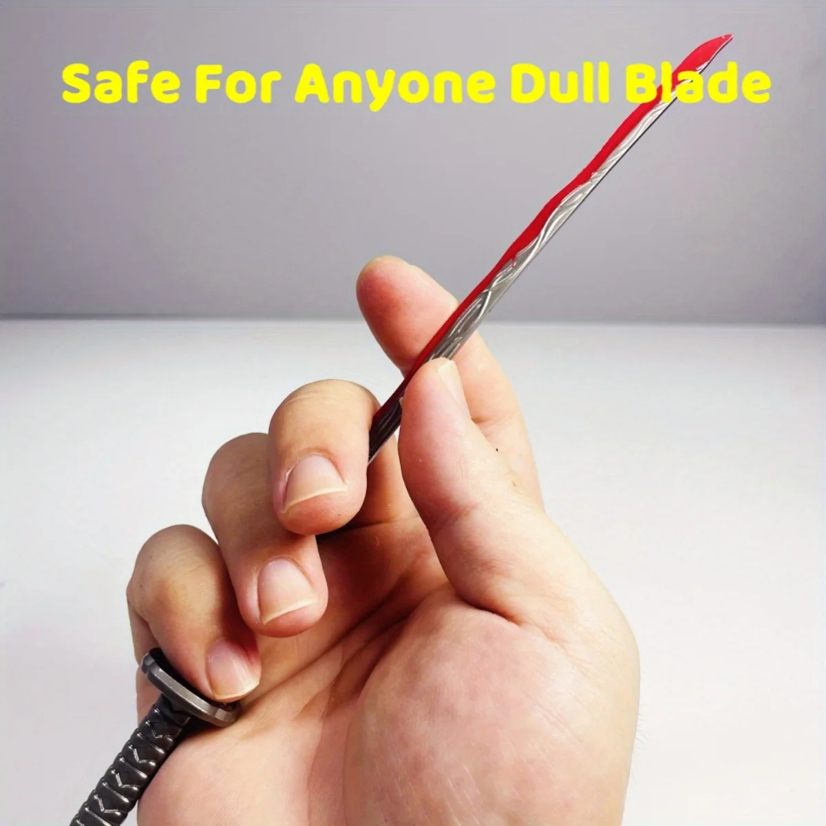 9.8 بوصة Elden Rivers of Blood Metal كاتانا السيف الأصلي الساموراي اليابانية كاتانا صابر النينجا سكين تأثيري اكسسوارات الدعامة لعبة