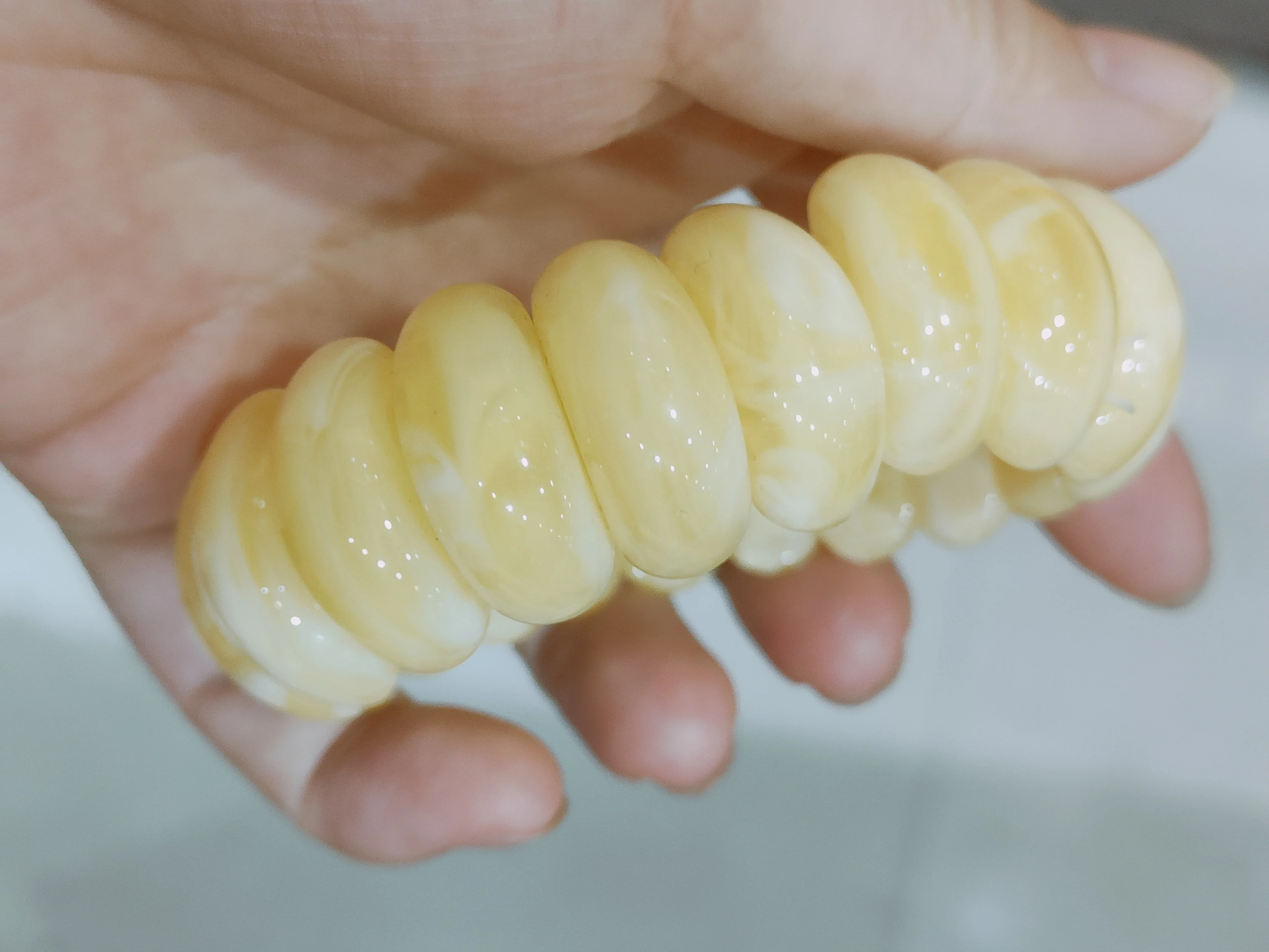 Chinese beeswax chicken fat yellow hand brand couple wristbands for men and women