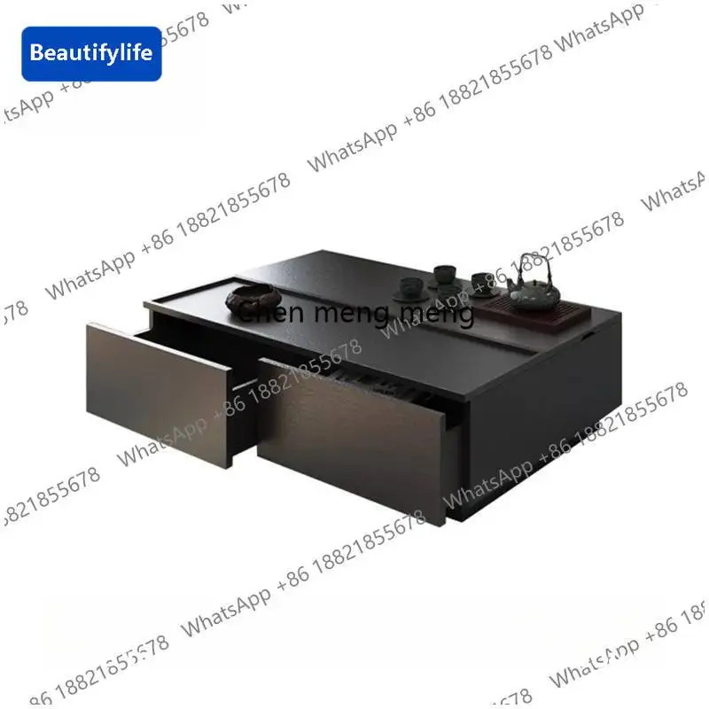 

Кофейные столики C139 из массива дерева, классические, с местом для хранения, черные, в японском стиле, дизайнерские, винтажные, в скандинавском стиле, мебель для дома