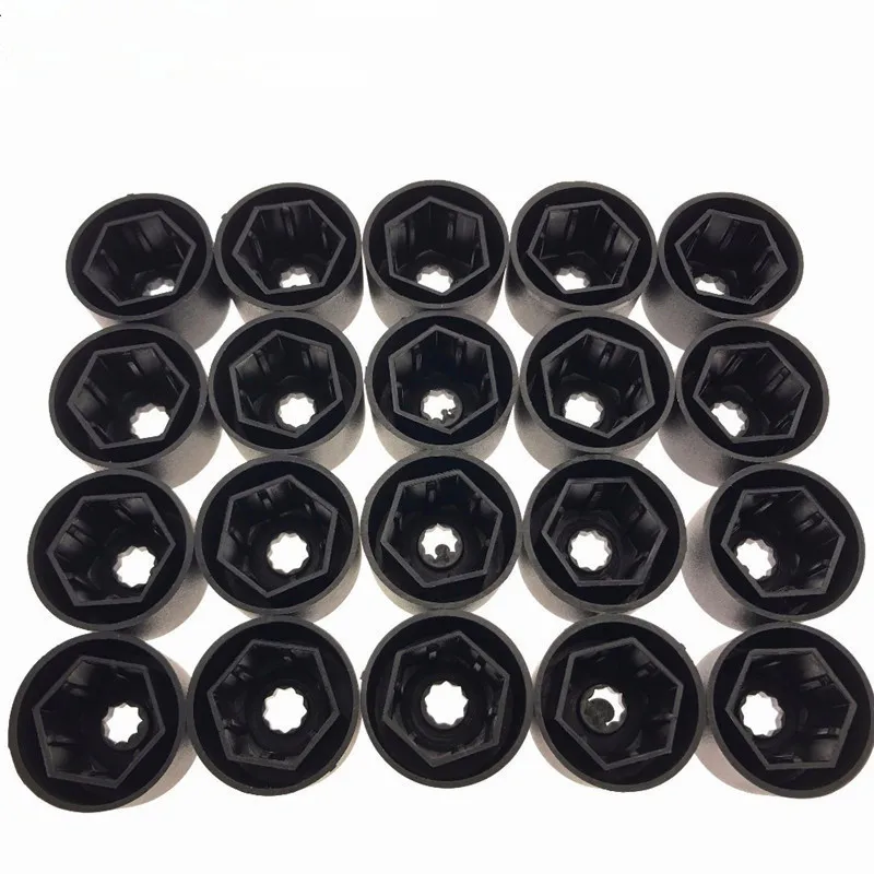 Universal 17mm Car Wheel Hub Covers Anti-Rust Caps Auto Hub Tire Screw Cap Nut Bolt Dust Proof Protector Car Accessories 20Pcs