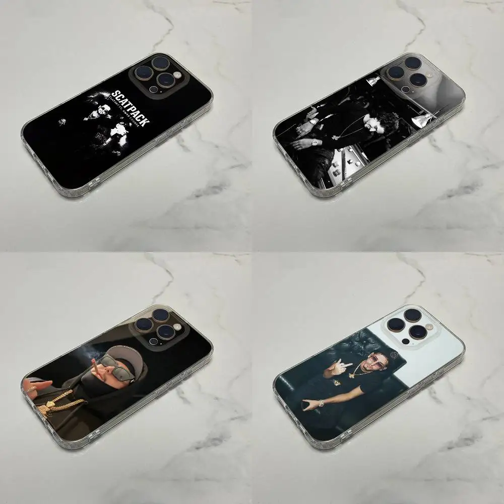 

C-Clarent Musical Artist Scat Pack Phone Case For iPhone 17,16,15,14,13,12,11 Plus,Pro,Max,Plus,E,SE4,Mini Transparent Box