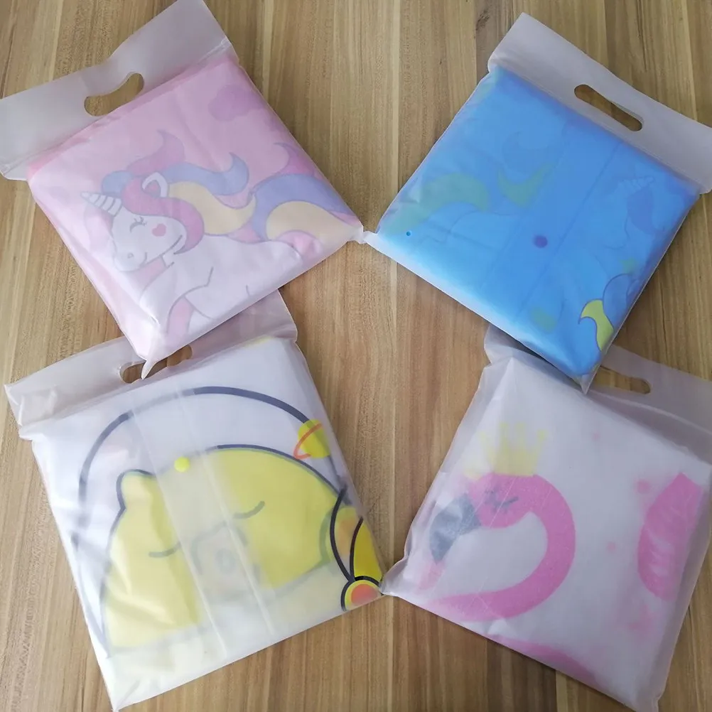 

Thickened Student Raincoat Lightweight Waterproof Portable Camping Poncho for Outdoor Hiking Mountaineering Rainwear Eva