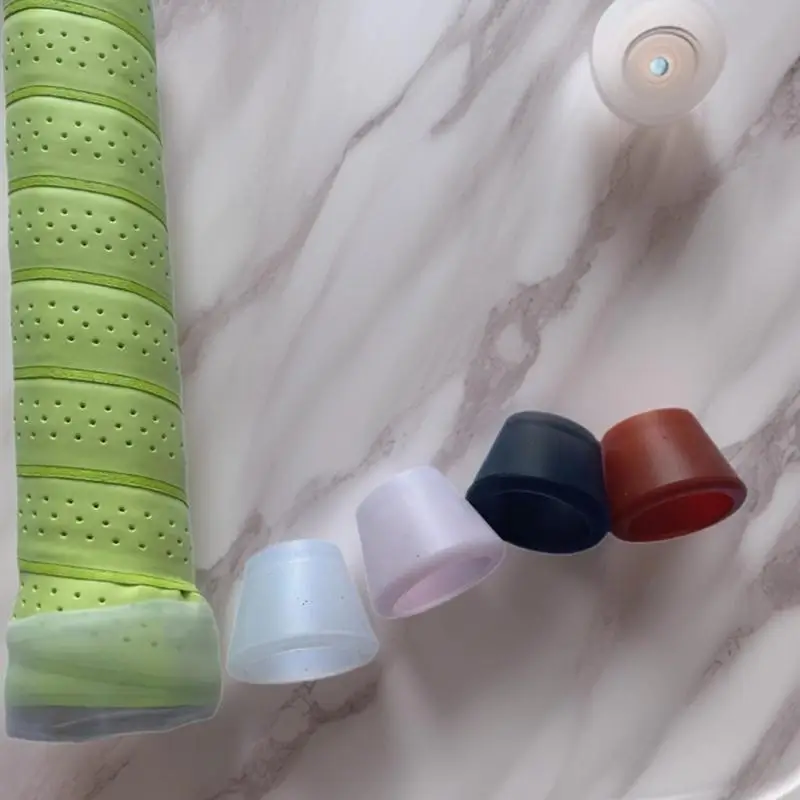 Pull On Tennis Handle End Protector, Butt Cap Cover with Flexible Build for Practice Bags and Compact Backup Use JOME