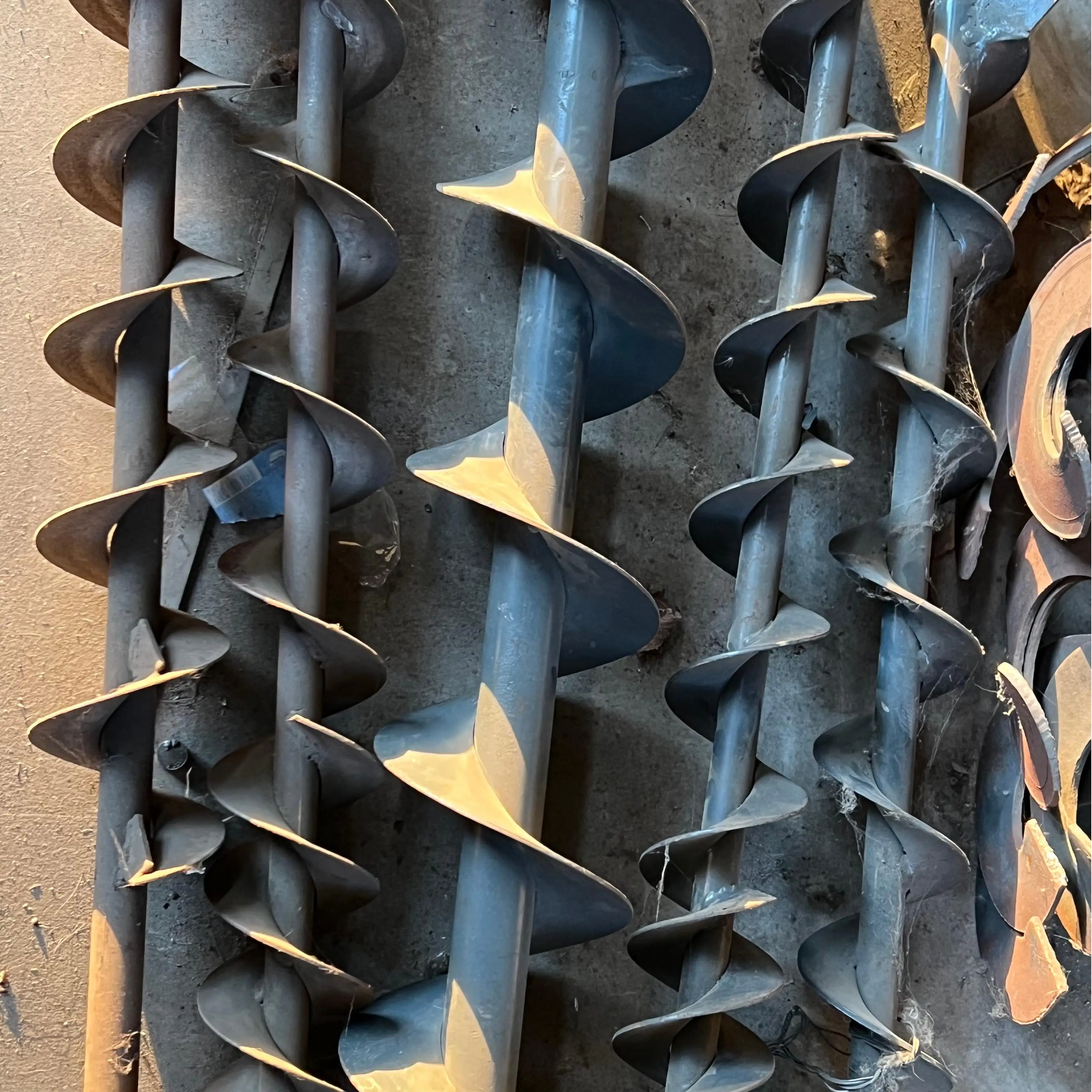 Adjustable Aluminium Powder Incline Auger Conveyor Complete Conveying Solution Nails Restaurant Industries New Motor