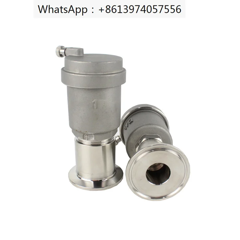 Chuck sanitary quick release automatic exhaust valve bleeder valve food pharmaceutical tap water pipe running air