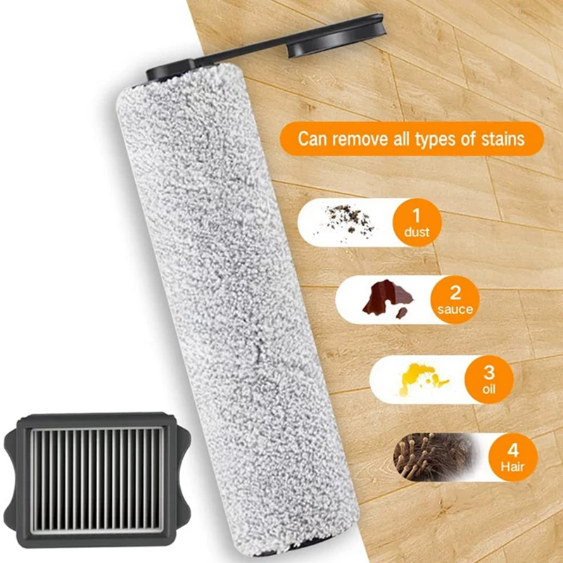 Accessoires de remplacement pour aspirateur sec/humide sans fil Tineco ONE S5, rouleau de brosse et filtre HEPA