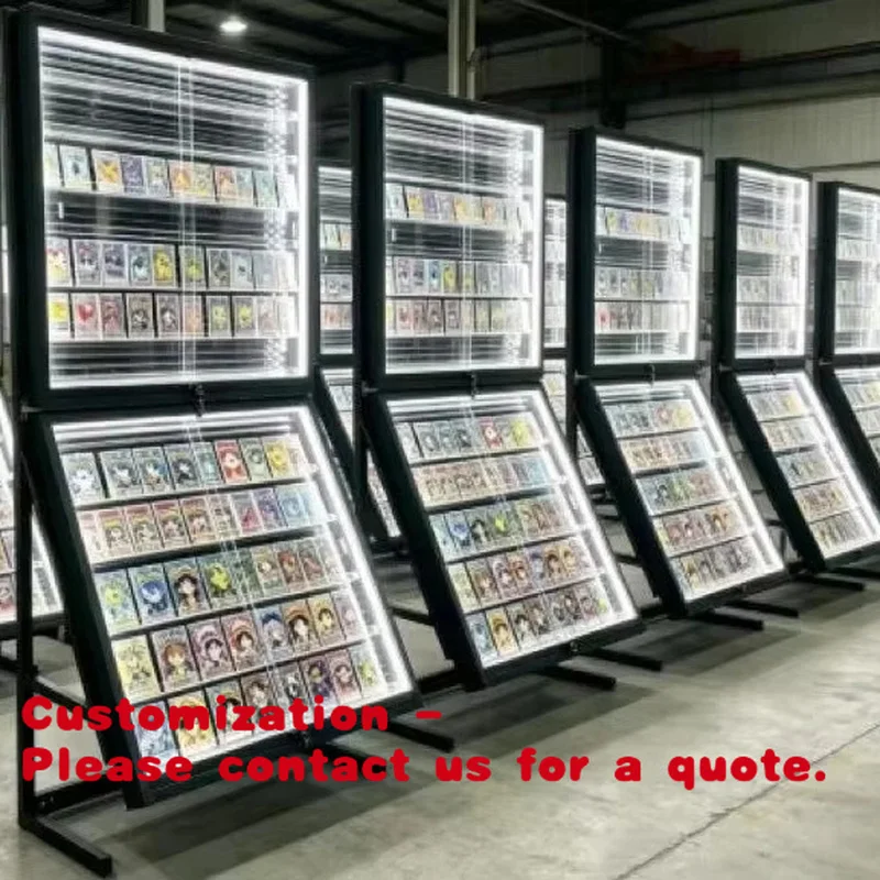 custom.Acrylic Graded Card Display with Lock PSA & TCG Display Stand Rack Collectible Baseball Sport Card Show Displa