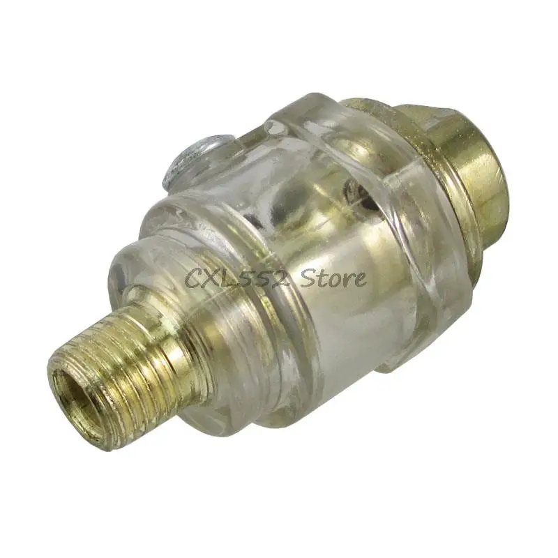 1Pc 1/4"Thread Zinc Alloy Automatic Oiler Mini Pneumatic Tool